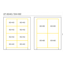 Four modulaire électrique à sole 8 plaques 600x400 MONDIAL FORNI