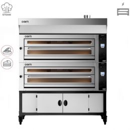 Four modulaire électrique 2x4 plaques avec vapeur OEM