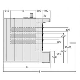 Four à sole Electrique 3 Bouches ElettroReal REAL FORNI