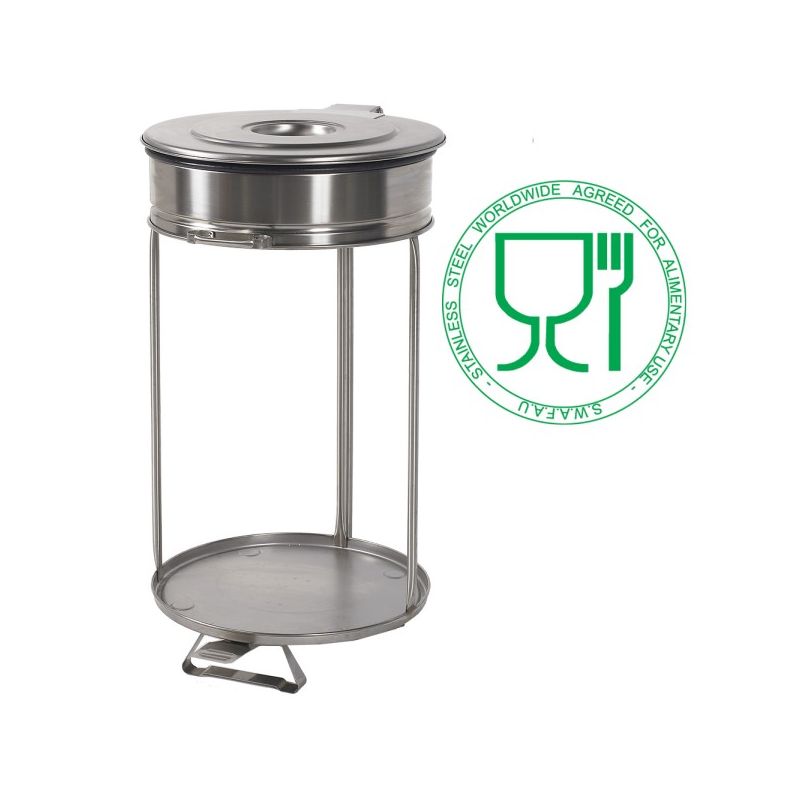 Chariot porte-sacs poubelles