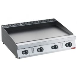 Plaque de cuisson gaz HP, lisse, nitro chrome -TOP- DIAMOND