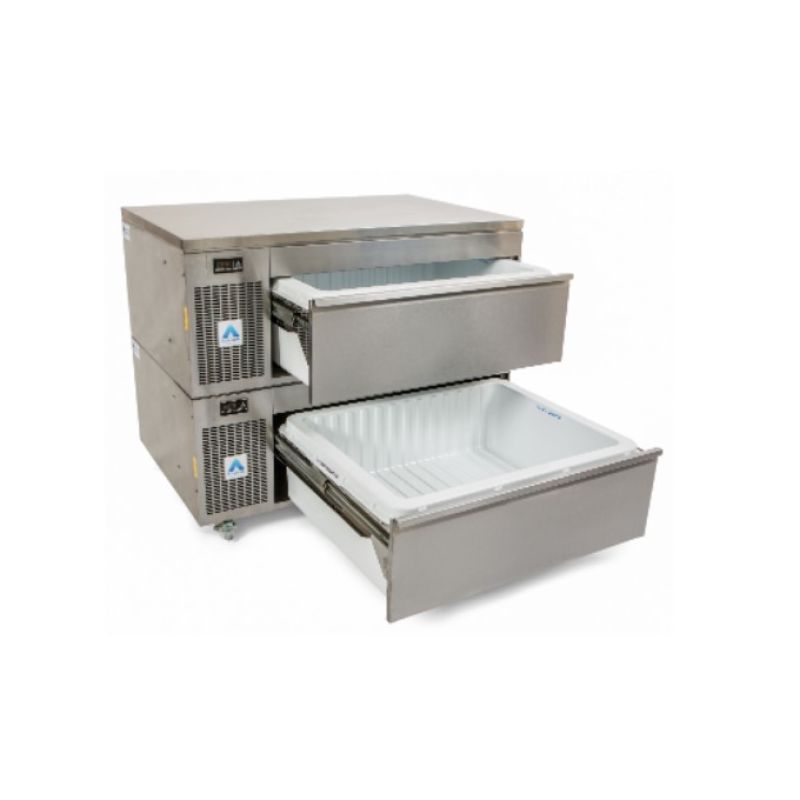 ADANDE - Réfrigérateur Deux Tiroirs, deux étages