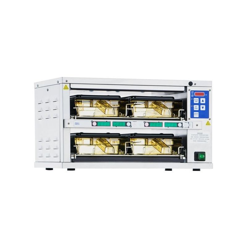 Holding Bins Double Face / 2 Étagères / 4 Bacs de Rangement