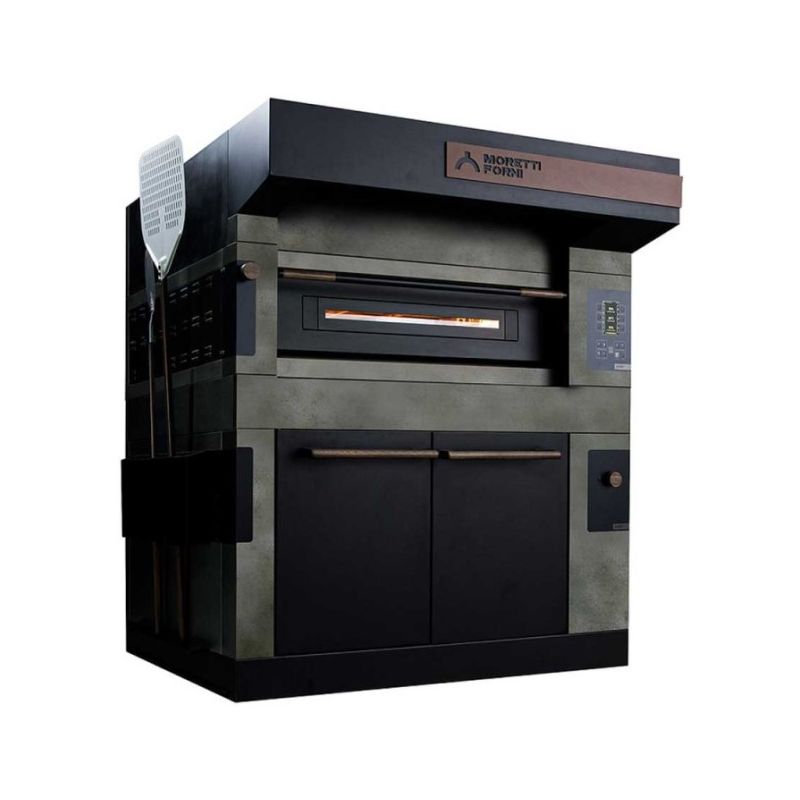 Four à pizza à sole Série S Icon avec étuve 1 chambre 6 pizzas Ø30 cm ou 2 plaques 600x400