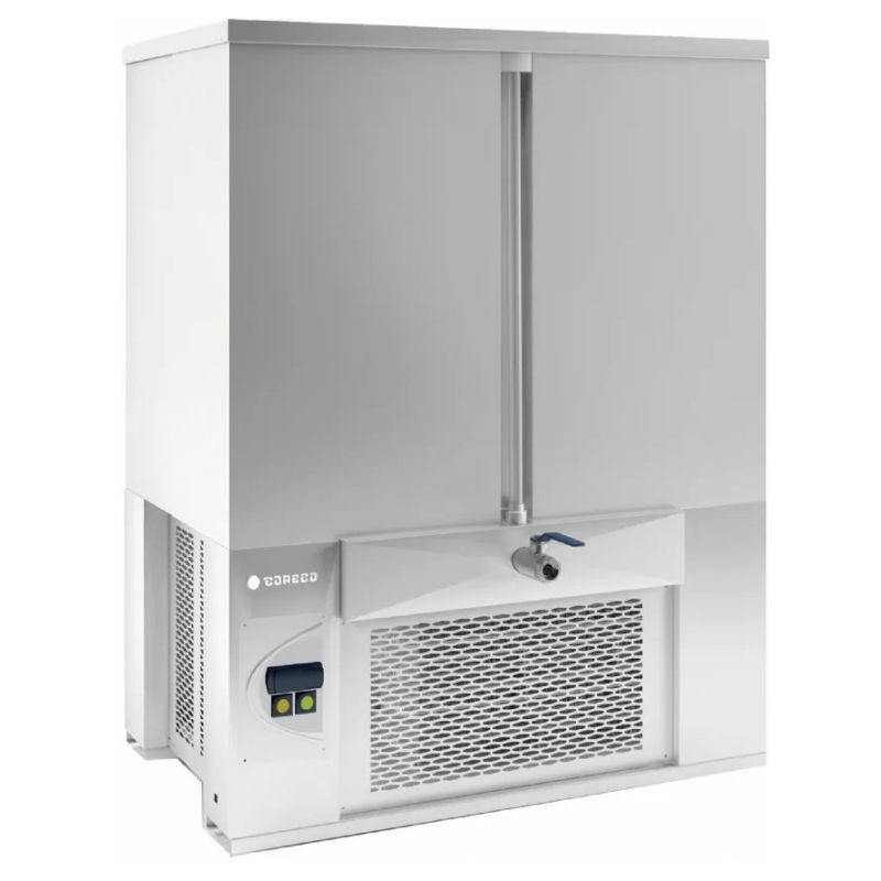 Refroidisseur d'eau vertical professionnelle extérieur acier plastifié blanc 175 litres