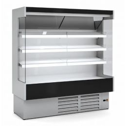 Vitrine murale professionnelle sans portes pour boucherie charcuterie 652 litres régime m2 - Docriluc