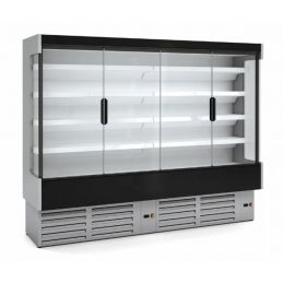 Vitrine murale professionnelle avec portes pour boucherie charcuterie 1220 litres régime m2 - Docriluc
