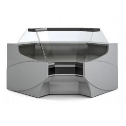 Vitrine d'angle intérieur 90° pour vitrine ve-9-rcb - Docriluc