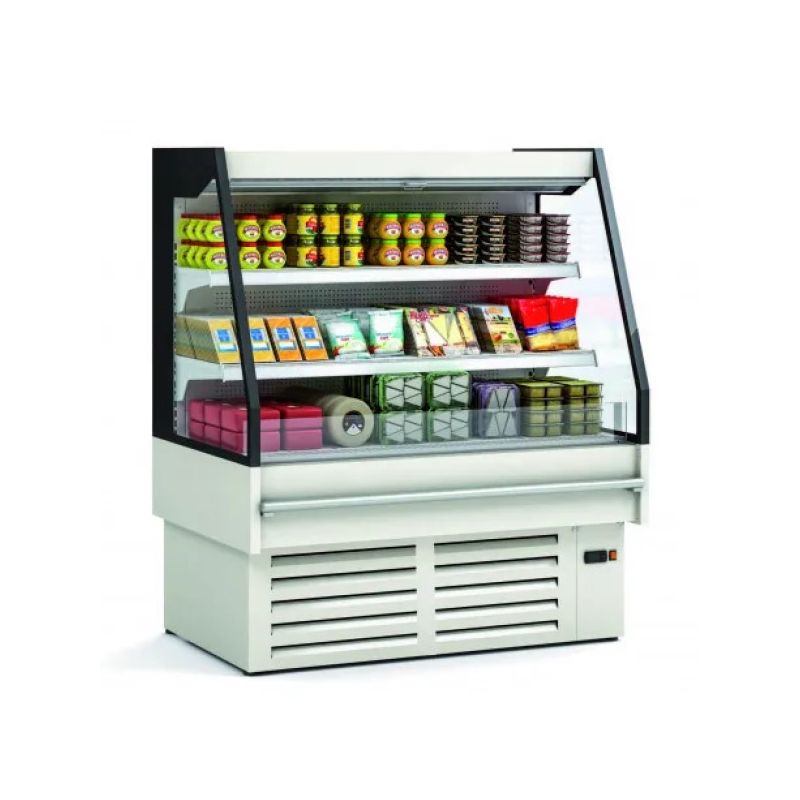 Vitrine murale professionnelle ouverte semi-verticale 268 m3 régime m2 - Docriluc