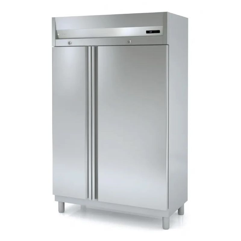 Armoire gn1/1 professionnelle + gn2/1 positive 2 portes pleines 964 litres - Docriluc
