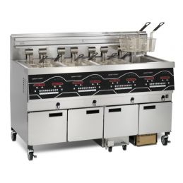Friteuse électrique haut rendement, 4 cuves, 8000 HENNY PENNY