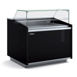 Vitrine pâtisserie positive -1/+5 °c avec vitre droite et fond plat - 1035x1000x1085 mm - Docriluc