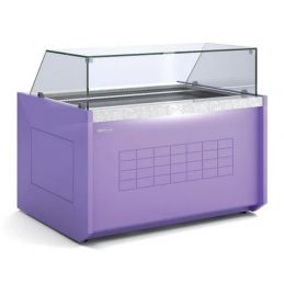 Vitrine pâtisserie avec fond réglable en hauteur régime m1 - 1035x1015x1210 mm - Docriluc