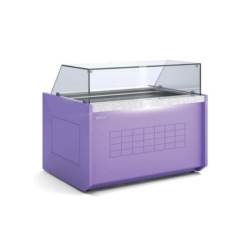 Vitrine pâtisserie avec fond réglable en hauteur régime m1 - 1035x1015x1210 mm - Docriluc