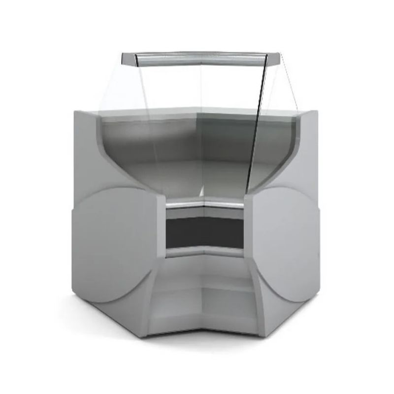 Vitrine d'angle intérieur petit modèle pour vitrine vep-9 vitre double droite - Docriluc