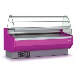 Vitrine Horizontale Pâtissière M1 avec Vitre Bombée et 2 Étagères