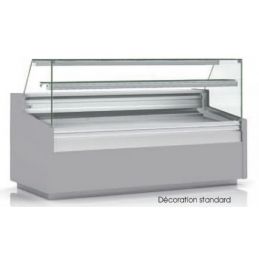 Vitrine Horizontale Positive -1/+5 °C avec Vitre Droite et 1 Étagère