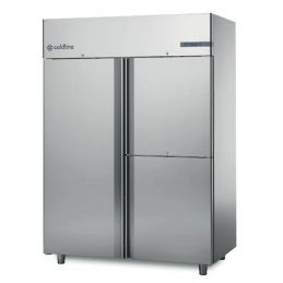 Armoire réfrigérée positive avec 2 groupes frigorifiques master gn 2/1, 1400 litres