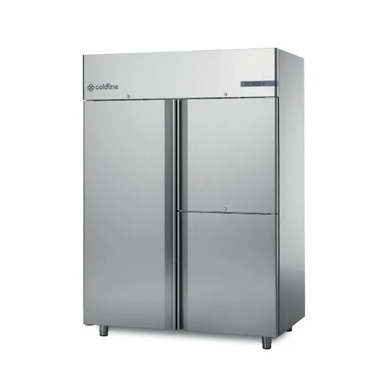 Armoire réfrigérée positive avec 2 groupes frigorifiques master gn 2/1, 1400 litres