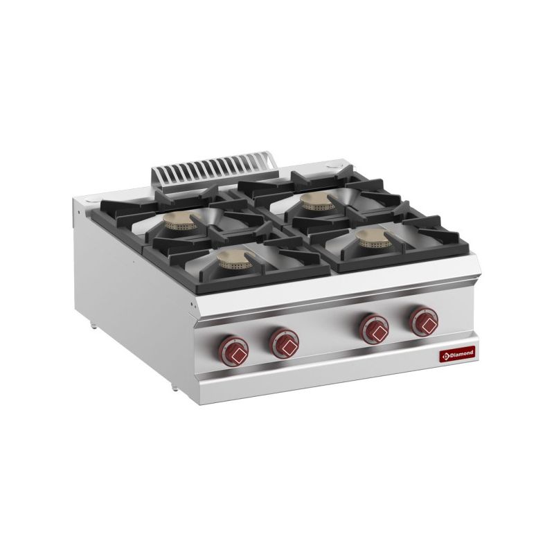 Cuisinière gaz 4 feux vifs -Top-