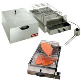 Fumoir électrique pour aliments, 2 étages (400x600 mm + 340x545mm)