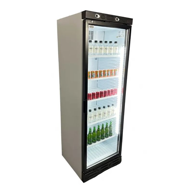 Réfrigérateur 1 porte en verre 382L