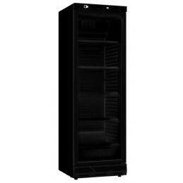 Réfrigérateur 1 porte en verre 382l noir sans canopy
