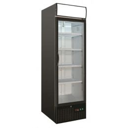 Réfrigérateur professionnel 1 porte en verre éclairage led ventilé 460 l