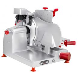 Trancheuse Domina comme coupeuse verticale - 300 Watt - Couteau : Ø 350mm - Avec bras de serrage