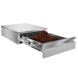 Tiroir à marcs de café - Individuel - 410x490x140mm - avec racloir