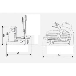 Essentia Trancheuse verticale charcuterie BES300