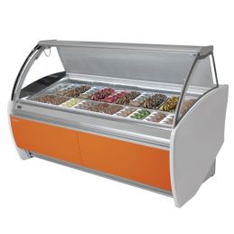 Vitrine à glace 14 bacs - Infrico - VAR 12 H ORANGE