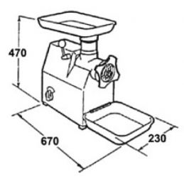 Berkel Hachoir à viande TS22E Unger 3P