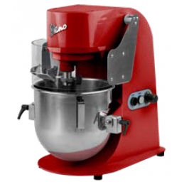 Steno Batteur planétaire modèle PL9B Food Line, rouge
