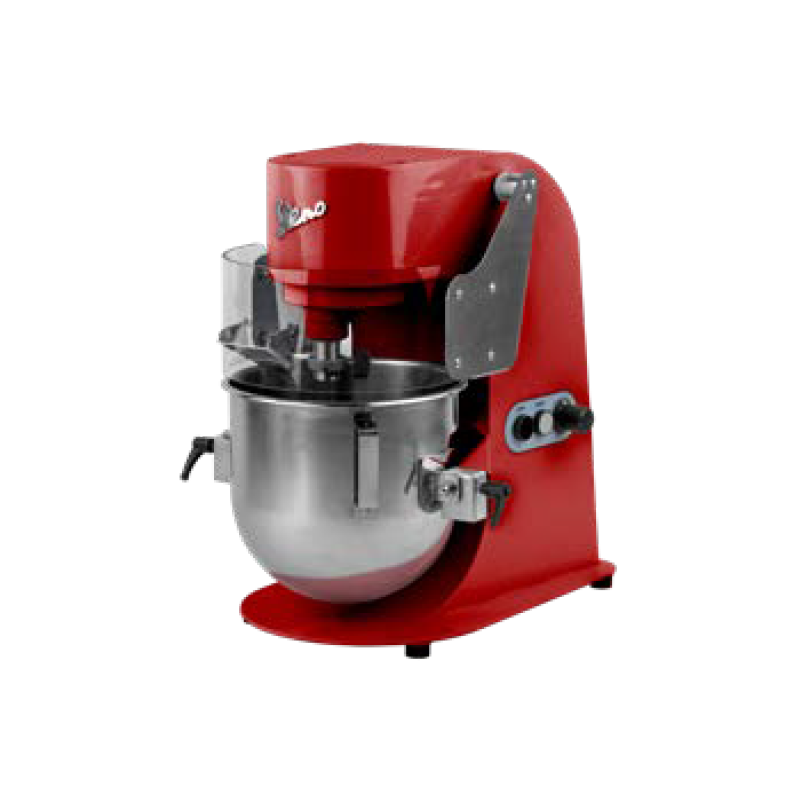 Steno Batteur planétaire modèle PL9B Food Line, rouge