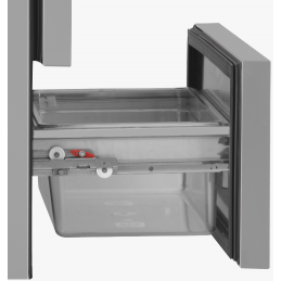 Table de préparation, 18 bacs GN 1/6, 4 tiroirs