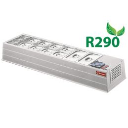 Structure frigorifique 7 GN 1/3 h150 mm