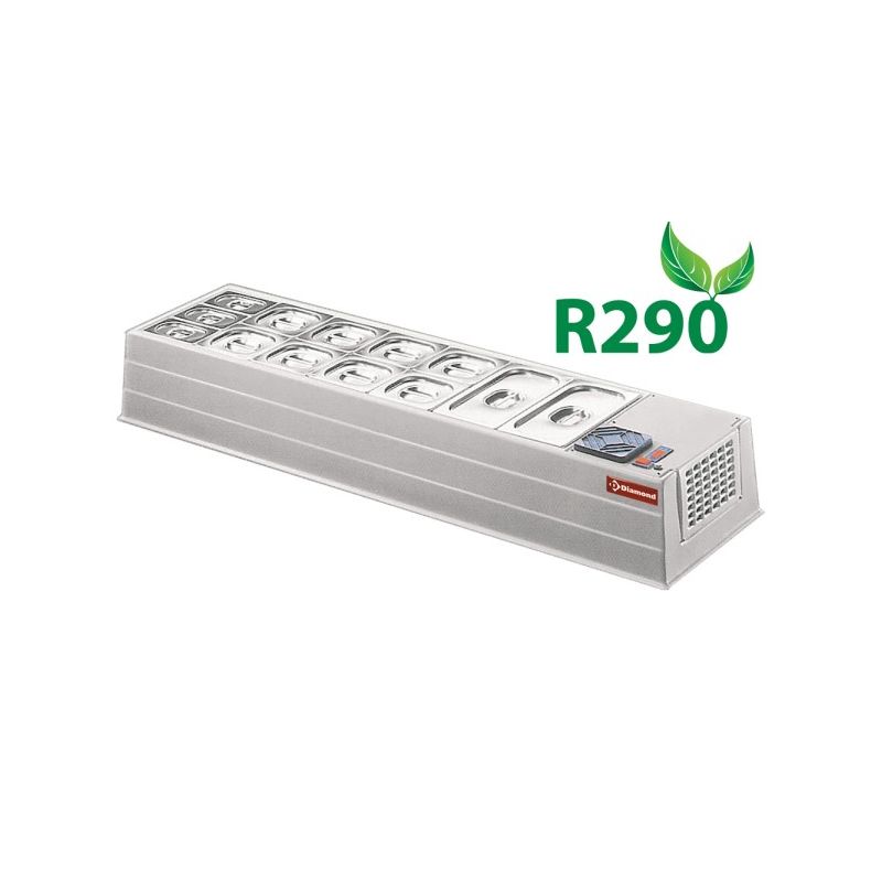 Structure frigorifique 7 GN 1/3 h150 mm