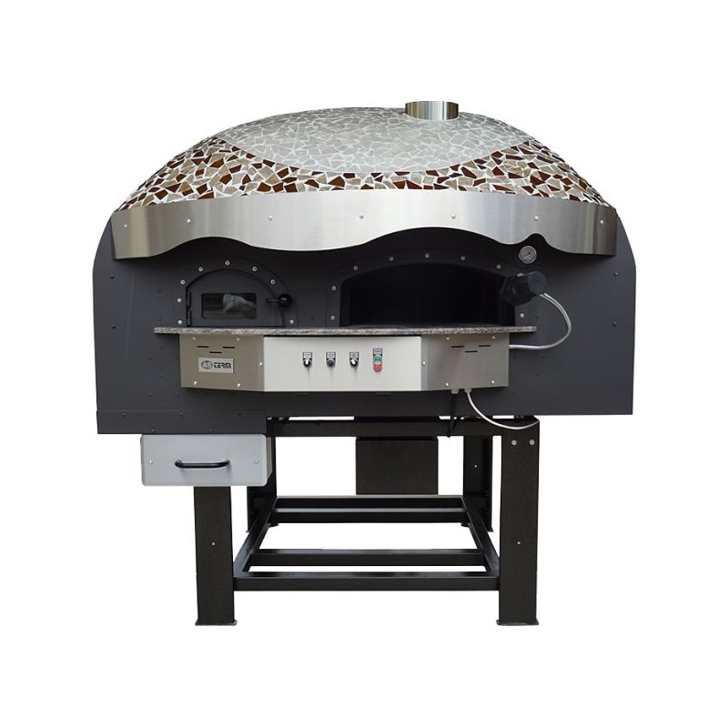 FOUR ROTATIF À BOIS POUR PIZZAS