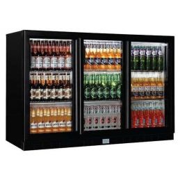 DESSERTE DE BAR 3 PORTES COULISSANTES VITRÉES