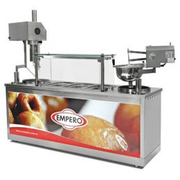 Ensemble machine à churros, machine à lokma /beignets avec table électrique 220 V - EMPERO
