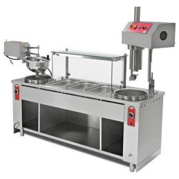 Ensemble machine à churros, machine à lokma /beignets avec table électrique 220 V - EMPERO