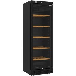 Vitrine cave à vins ventilée 382 litres - 5 niveaux - NOIRE