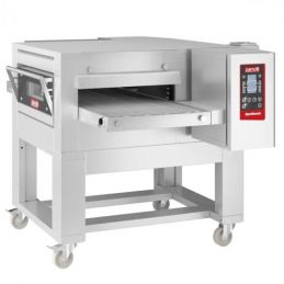 Four convoyeur électrique à tunnel ventilé largeur de tapis 80 cm, Zanolli