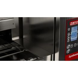 Four convoyeur électrique à tunnel ventilé largeur de tapis 80 cm, Zanolli