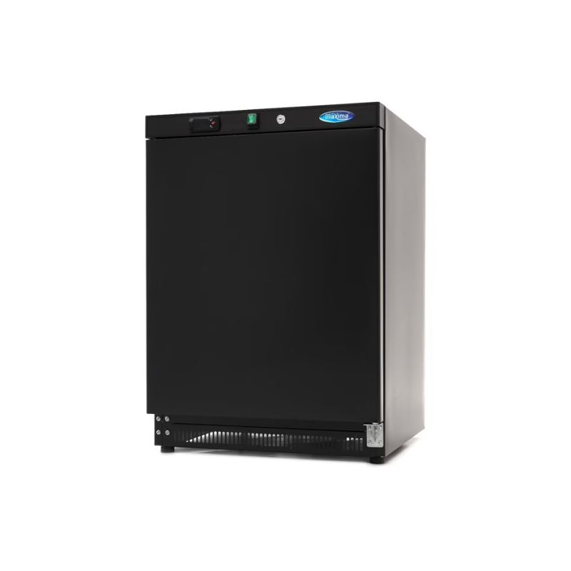 Congélateur - 200 L - 2 étagères fixes - noir