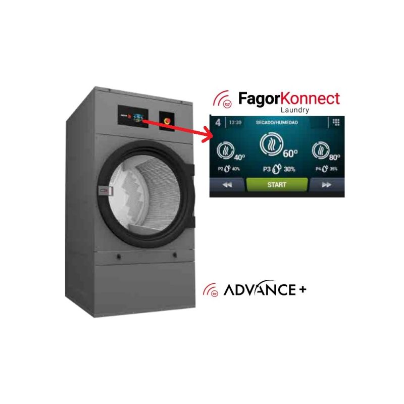 Sèche-linge électrique AdvancePlus 45 kg FAGOR