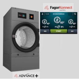 Sèche-linge à vapeur Advance+ à un tambour, 22 kg - fagor