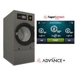 Sèche-linge industriel vapeur, à tambour unique Advance+ fagor, 18 kg
