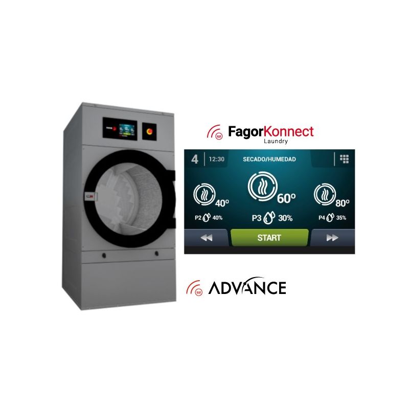 Sèche-linge électrique Advance 35 kg, fagor